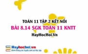 Bài 8.14 SGK Toán 11 Tập 2 Kết nối tri thức